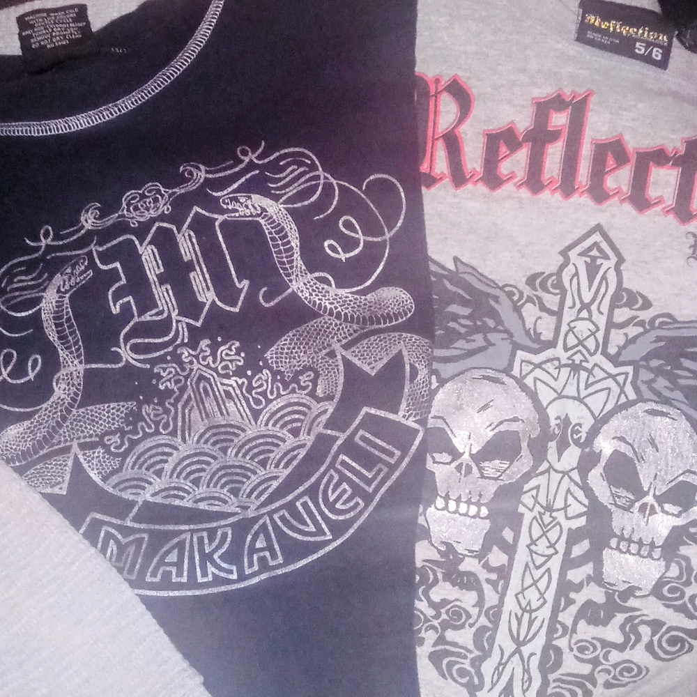 MAKAVELI BY: Tupac LOT of 2 Boys Size 5 Hot🔥Like BRAND NEW Shirts🔥